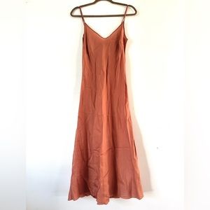 Organic by John Patrick Long Slip Dress M in Desert NWOT
